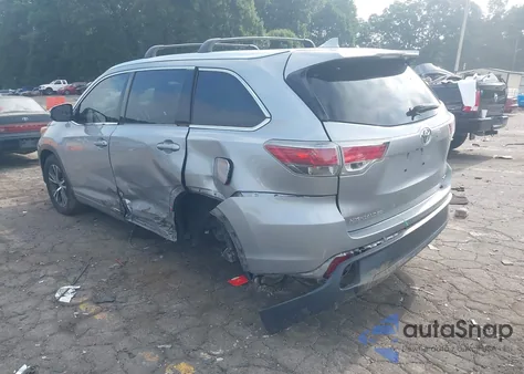 2016 Toyota Highlander Xle V6 z USA, uszkodzony, nr VIN 5TDKKRFHXGS140164